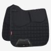 Saddle Pads LeMieux | Lemieux Black Prosorb Square Dressage Saddle Pad In Large