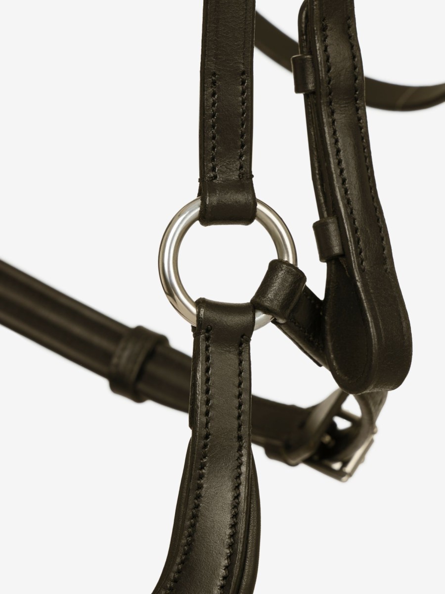 Horse LeMieux Bridles | Arika Drop Bridle Brown/Silver