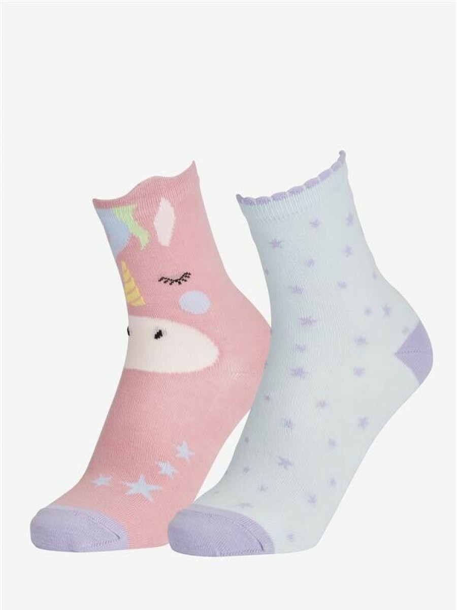 Clothing LeMieux Socks | Mini Character Socks 2 Pack Unicorn