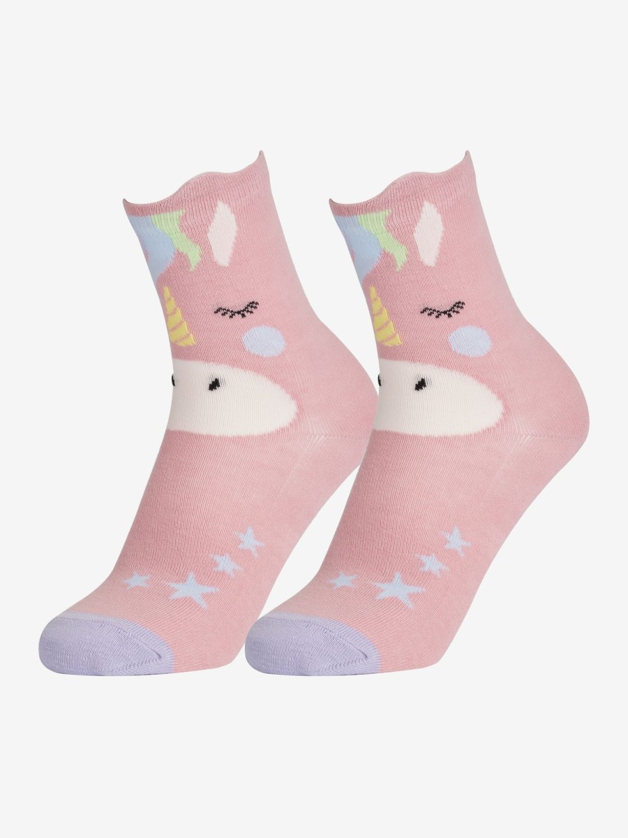 Clothing LeMieux Socks | Mini Character Socks 2 Pack Unicorn