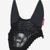 Horse LeMieux Patterned Fly Hoods | Adour Fly Hood Black