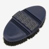 Horse LeMieux Brushes | Flexi Horse Hair Body Brush Navy One Size