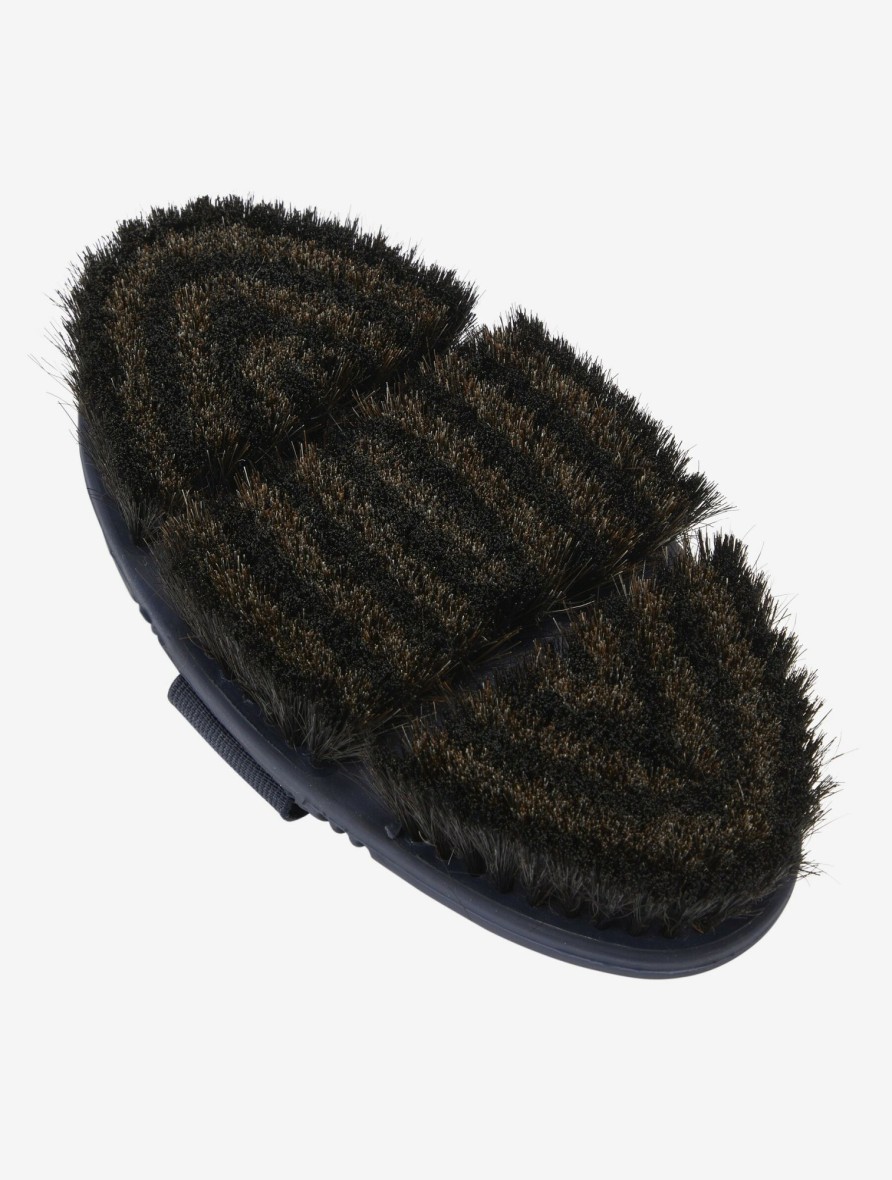 Horse LeMieux Brushes | Flexi Horse Hair Body Brush Navy One Size