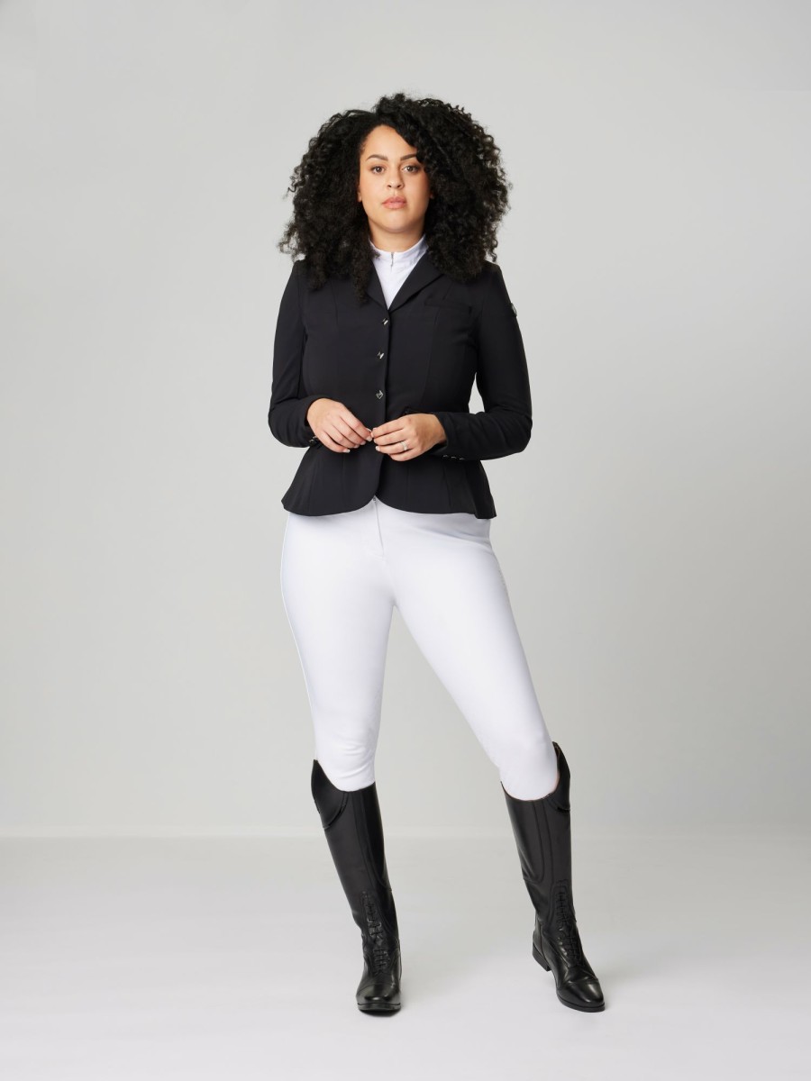 Clothing LeMieux Breeches & Jodhpurs | Dynamique Knee Grip Breeches White