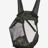 Horse LeMieux Fly Rugs & Masks | Visor-Tek Half Fly Mask Camo Green