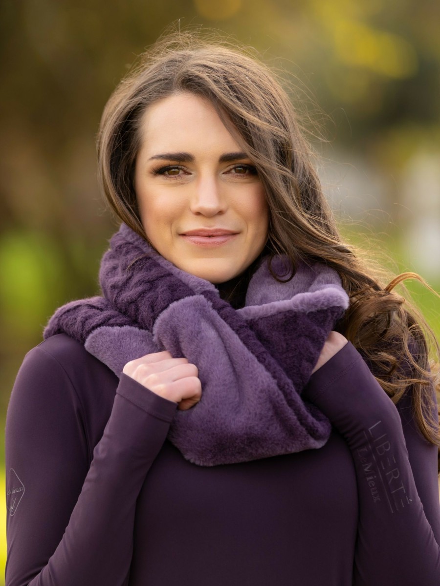 Clothing LeMieux Scarves & Snoods | Cable Knit Snood Fig One Size