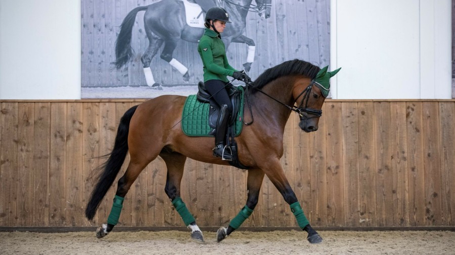 Saddle Pads LeMieux | Loire Classic Dressage Square Hunter Green