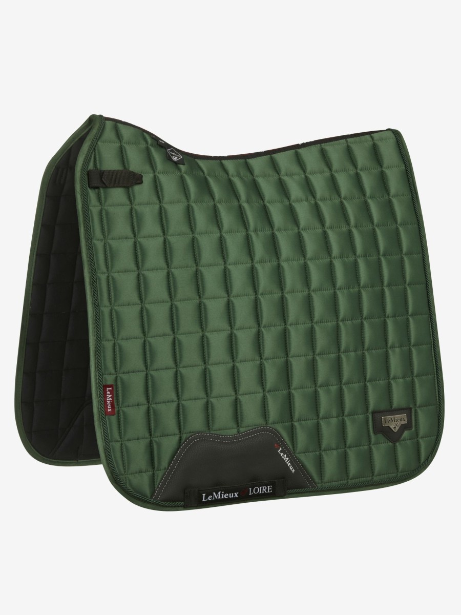 Saddle Pads LeMieux | Loire Classic Dressage Square Hunter Green