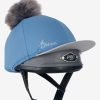 Clothing LeMieux Hat Silks | Pom Hat Silk Ice Blue One Size