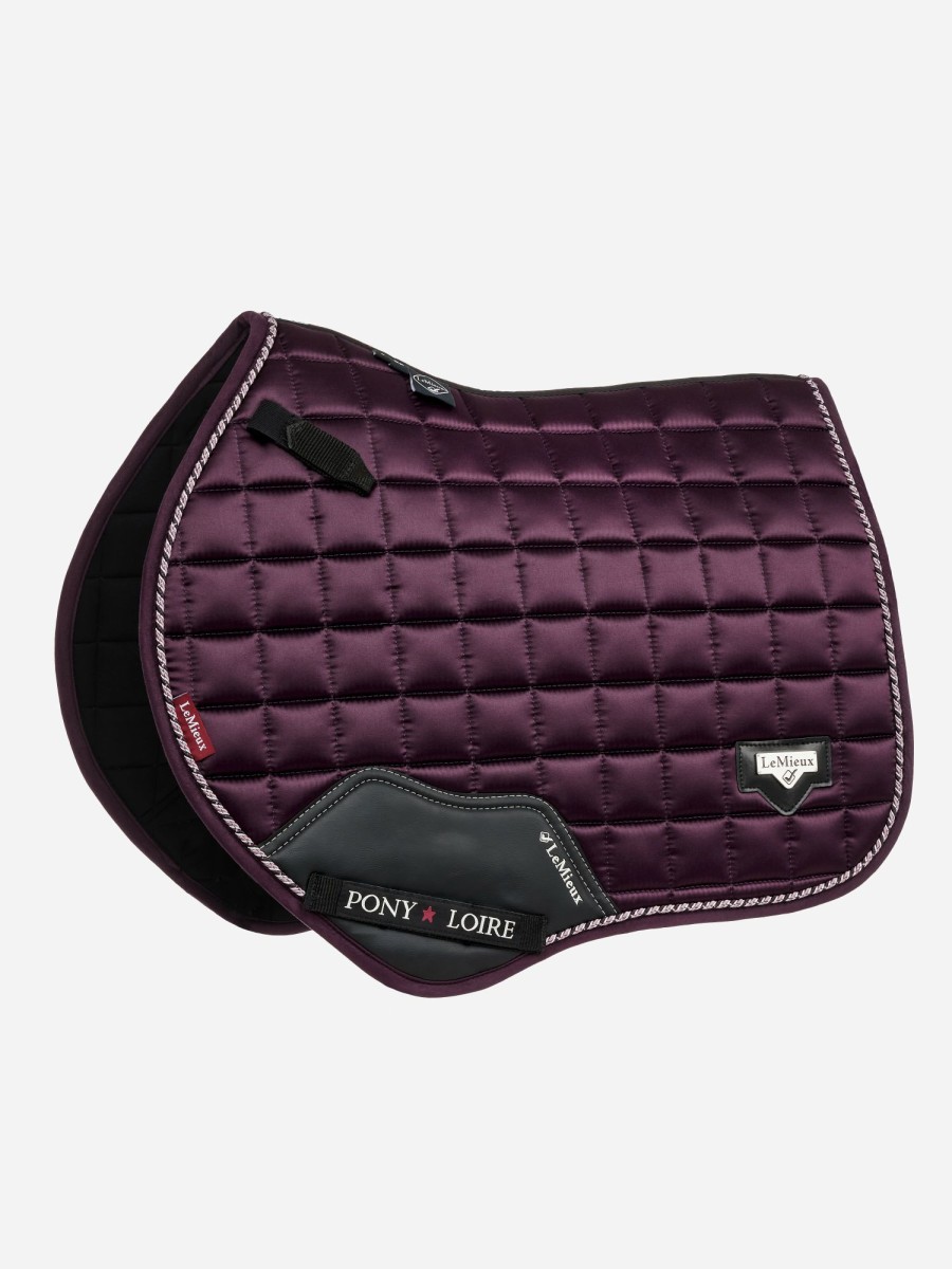 Saddle Pads LeMieux | Junior Loire Jump Square Fig Small