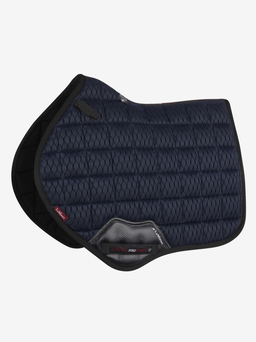 Saddle Pads LeMieux | Carbon Mesh Close Contact Square Navy Large