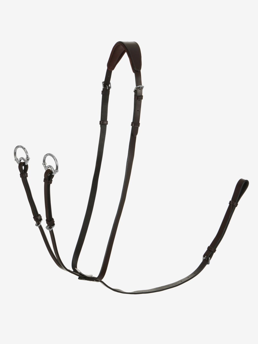 Horse LeMieux Martingales & Breastplates | Running Martingale Havana/Silver