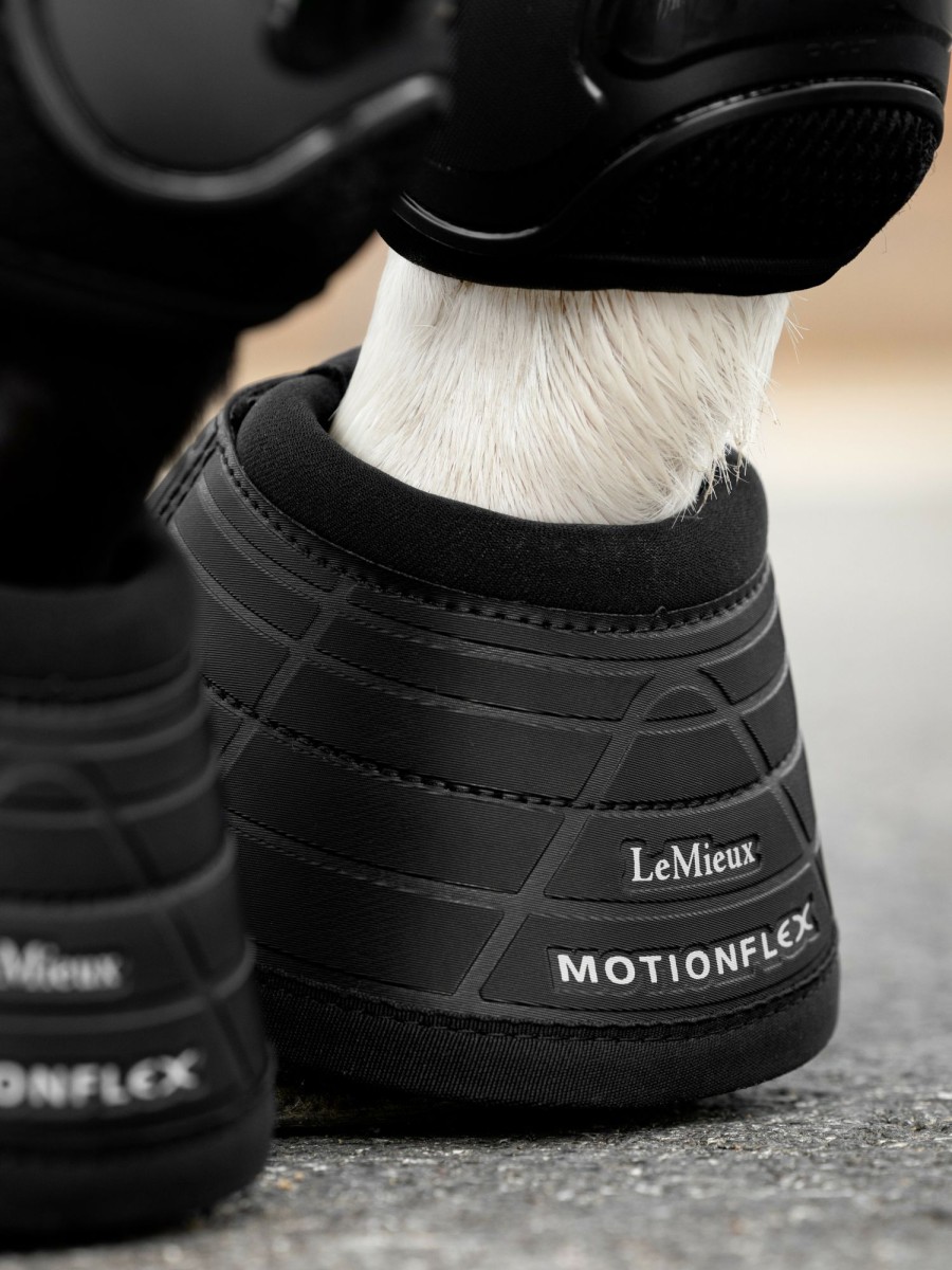 Horse LeMieux Overreach Boots | Motionflex Over Reach Boot Black