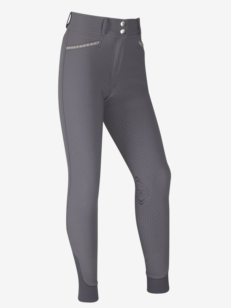 Clothing LeMieux Leggings & Breeches | Young Rider St Tropez Breech Slate