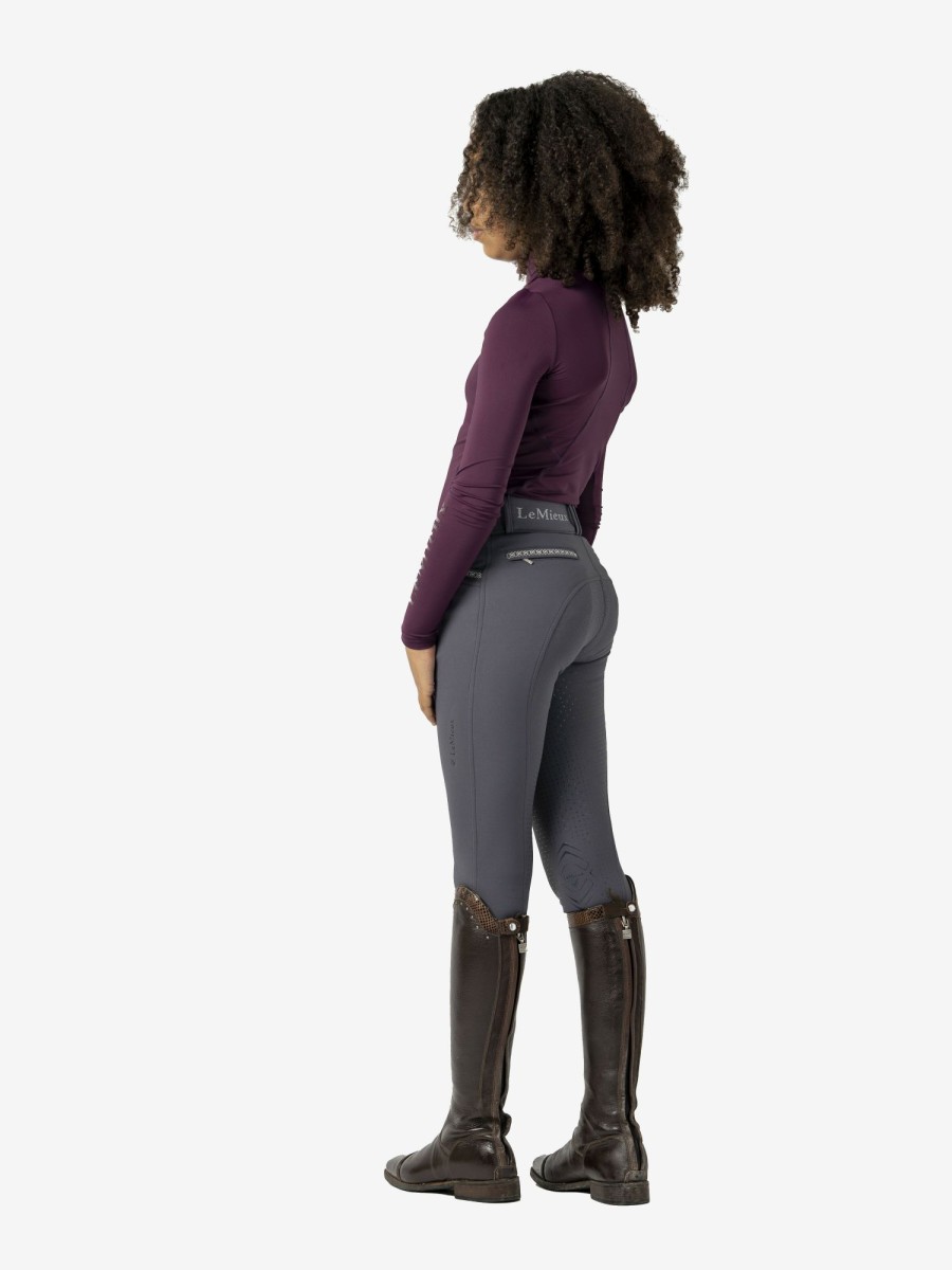 Clothing LeMieux Leggings & Breeches | Young Rider St Tropez Breech Slate