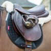 Saddle Pads LeMieux | Merino+ Half Lined Gp Numnah Black/Natural