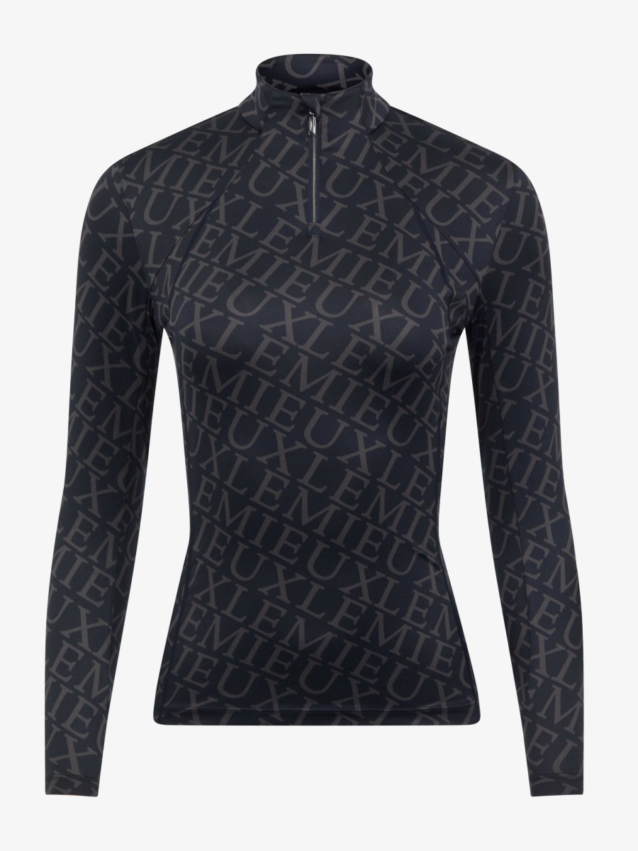 Clothing LeMieux Base Layers | Fleur Base Layer Navy