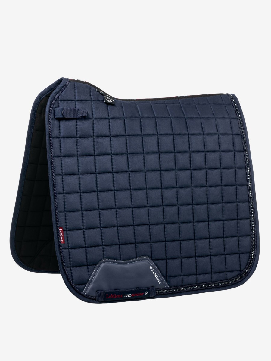 Saddle Pads LeMieux | Diamante Dressage Square Navy Large