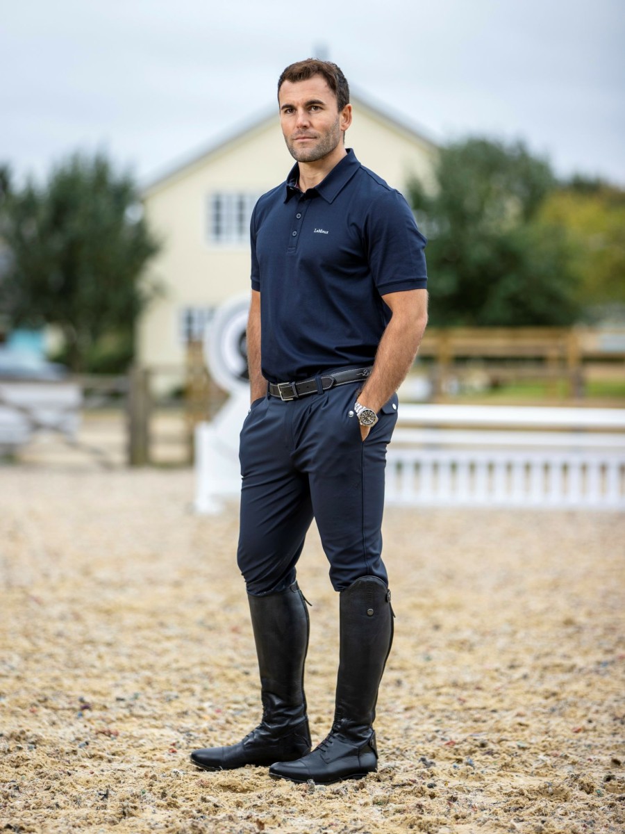 Clothing LeMieux Shirts & Tops | Mens Elite Polo Shirt Navy