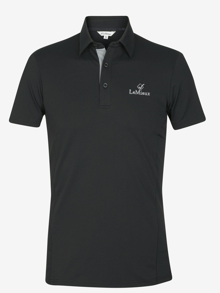 Clothing LeMieux Shirts & Tops | Mens Polo Shirt Black