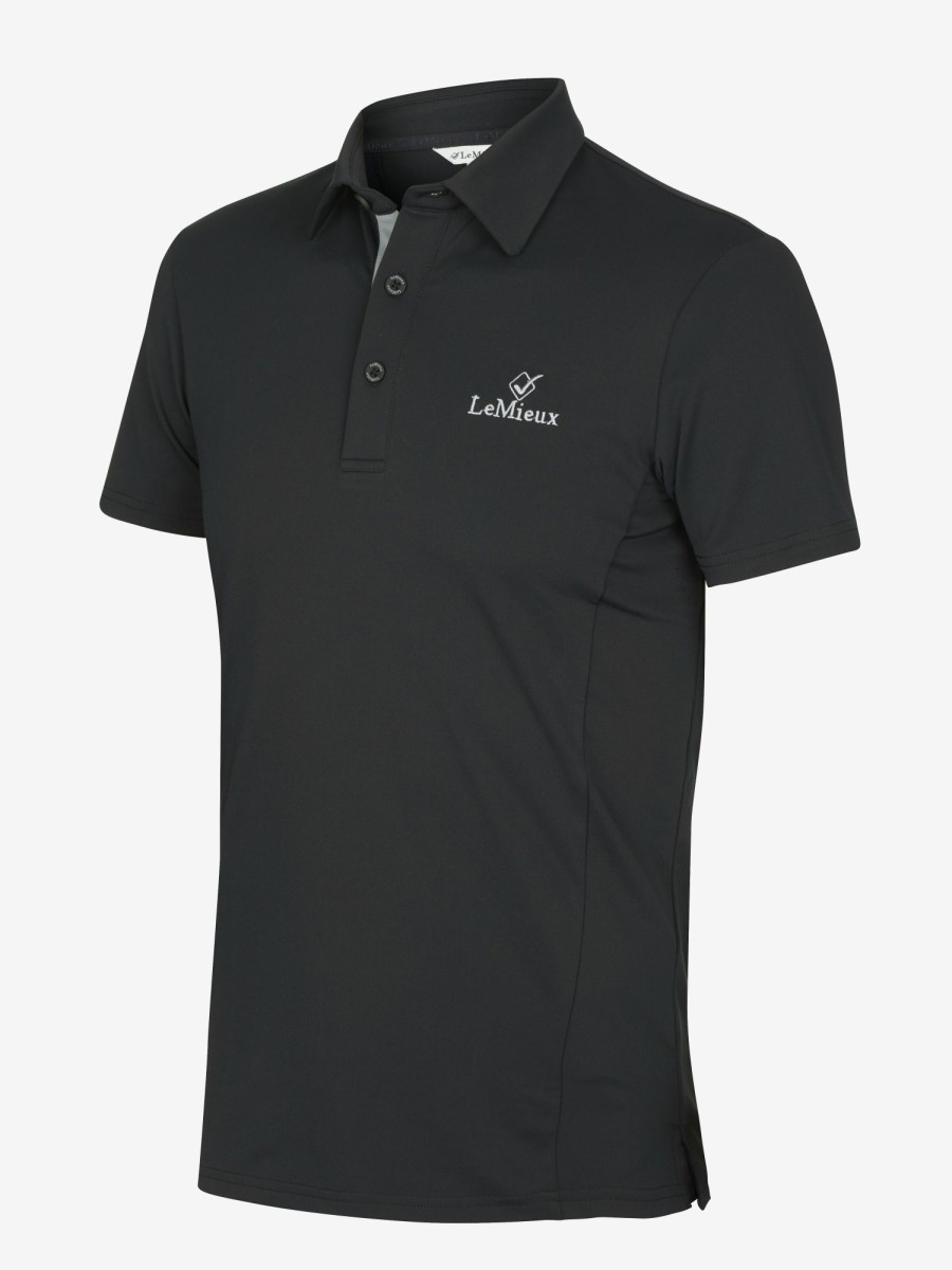 Clothing LeMieux Shirts & Tops | Mens Polo Shirt Black