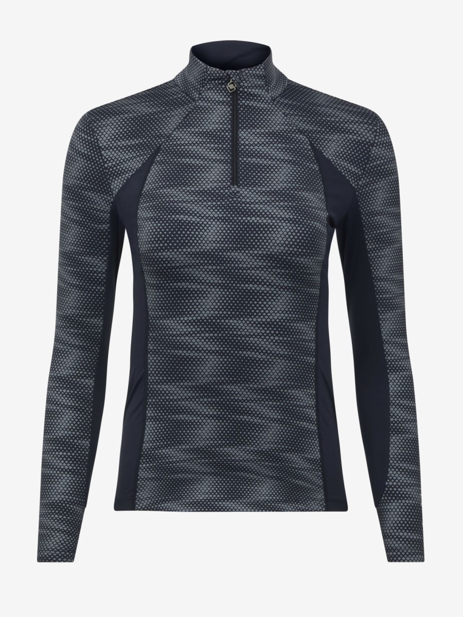 Clothing LeMieux Base Layers | Young Rider Eleanor Base Layer Navy