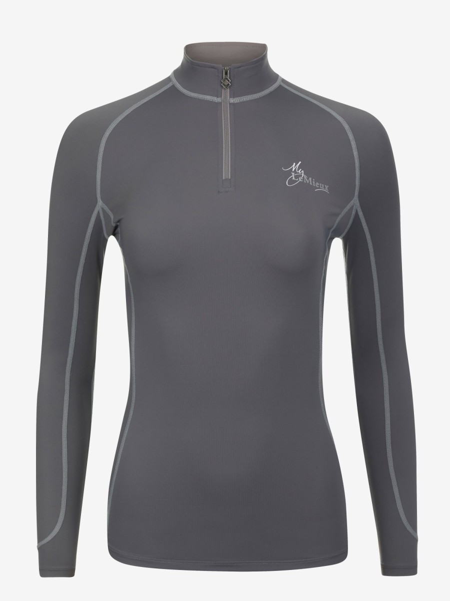 Clothing LeMieux Base Layers | Base Layer Slate Grey