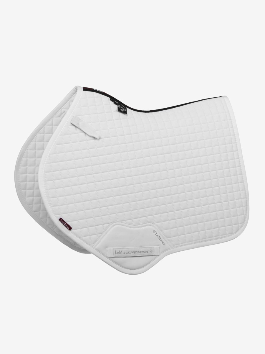 Saddle Pads LeMieux | Cotton Close Contact Square White