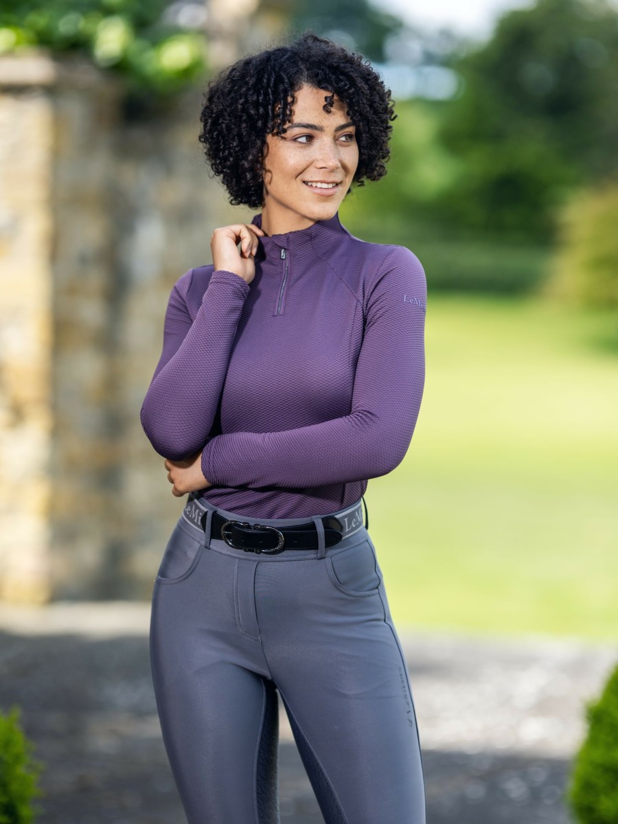 Clothing LeMieux Base Layers | Alice Quarter Zip Dove