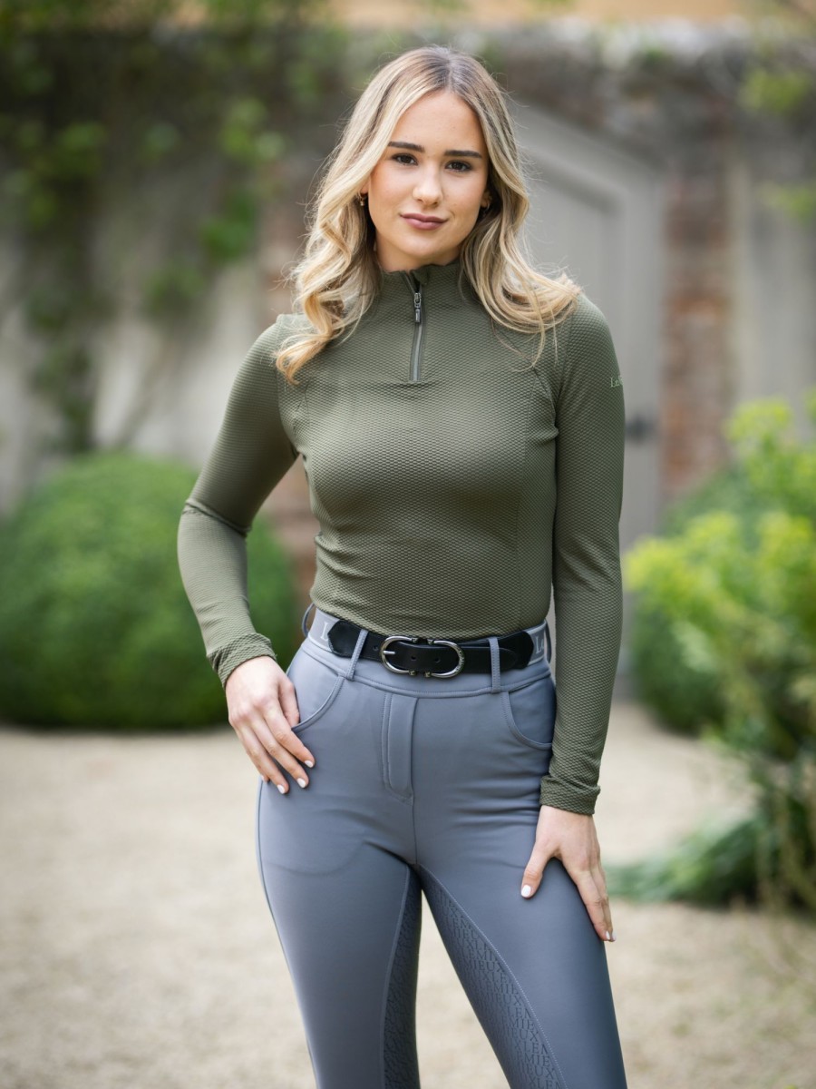 Clothing LeMieux Base Layers | Alice Quarter Zip Forest