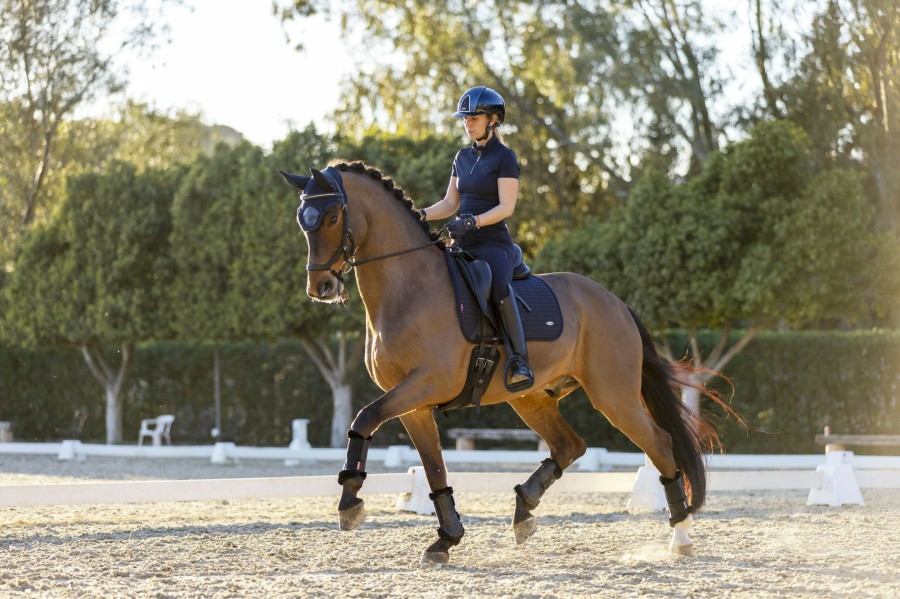 Saddle Pads LeMieux | Self-Cool Dressage Square Navy Large