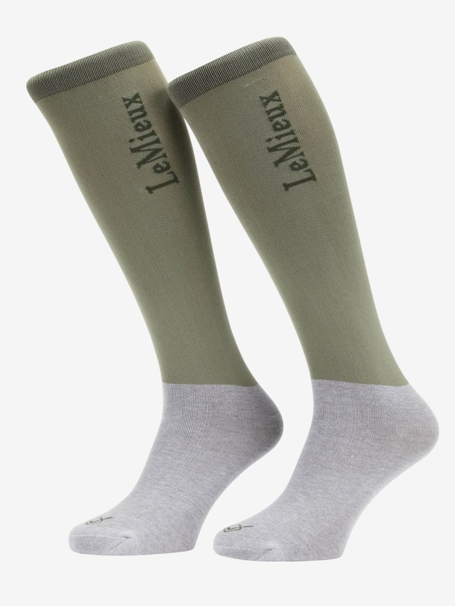 Clothing LeMieux Socks | Competition Socks 2 Pack Fern