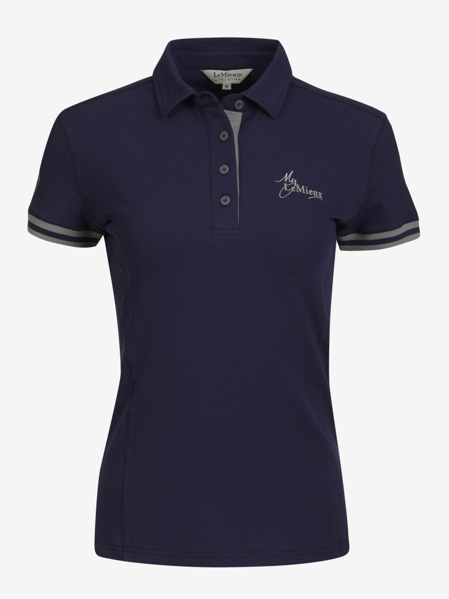 Clothing LeMieux Tops | Polo Shirt Navy