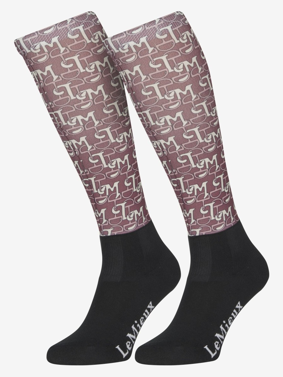 Clothing LeMieux Socks | Footsie Socks Lm Orchid