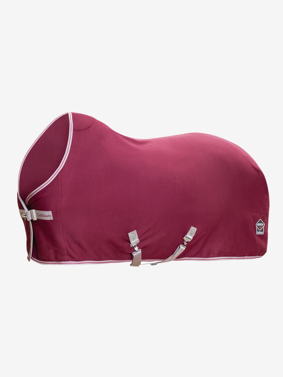 Horse LeMieux Fleeces & Sheets | Arika Jersey-Tek Fleece Burgundy