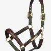 Horse LeMieux Leather Headcollars | Capella Headcollar Moss