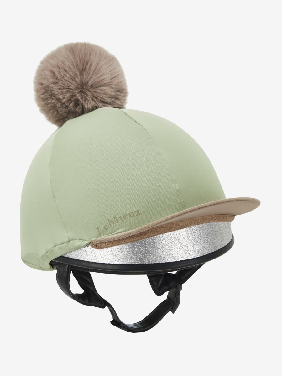 Clothing LeMieux Hat Silks | Pom Hat Silk Fern