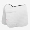 Saddle Pads LeMieux | Cotton Dressage Square White (Long Strap) Large