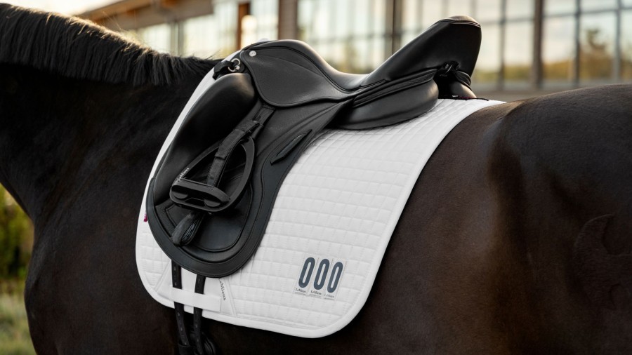 Saddle Pads LeMieux | Cotton Dressage Competition Square White