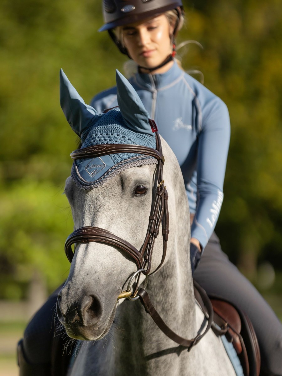 Horse LeMieux Classic Fly Hoods | Classic Fly Hood Ice Blue