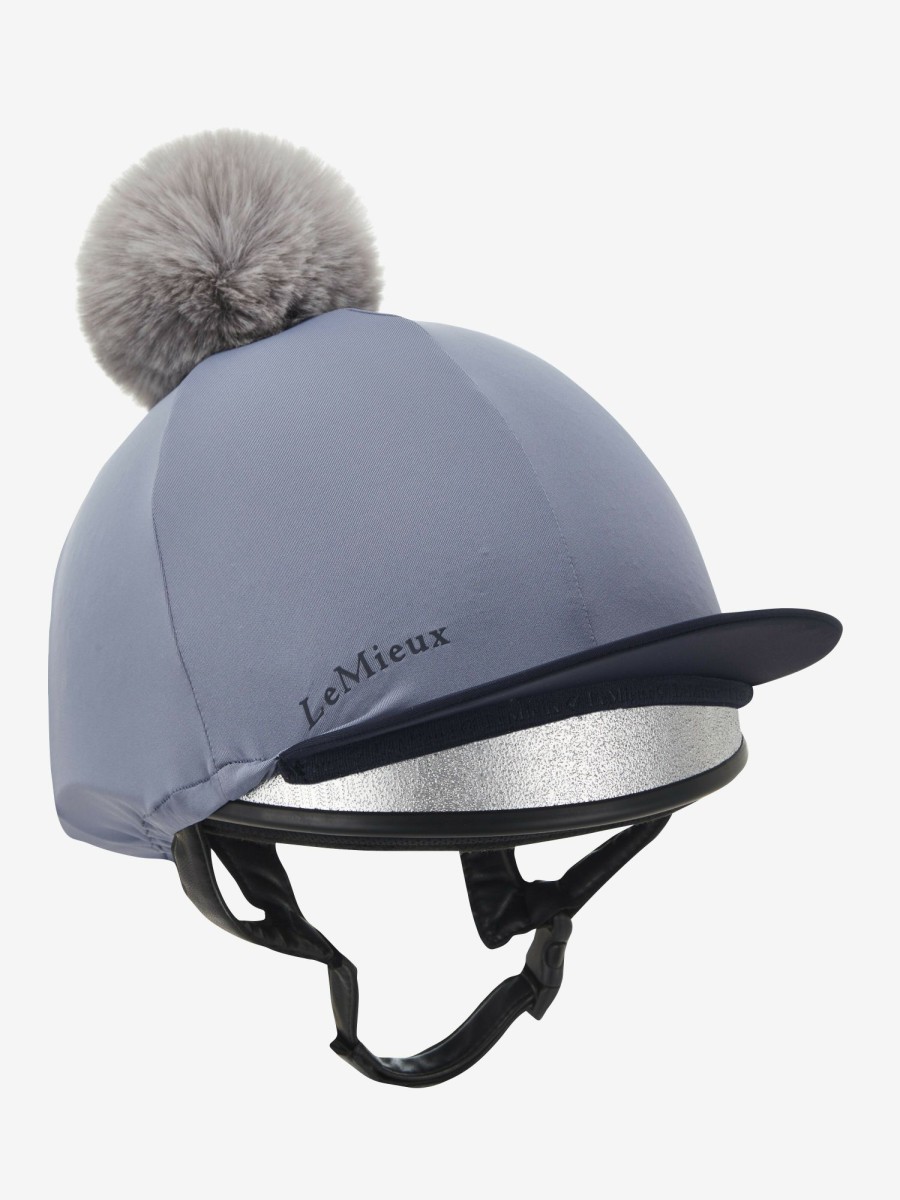 Clothing LeMieux Hat Silks | Pom Hat Silk Jay Blue