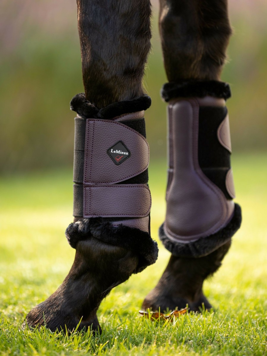 Horse LeMieux Brushing Boots | Fleece Lined Brushing Boots Fig