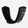 Horse LeMieux Girths | Arika Simuwool Contoured Dressage Girth Black