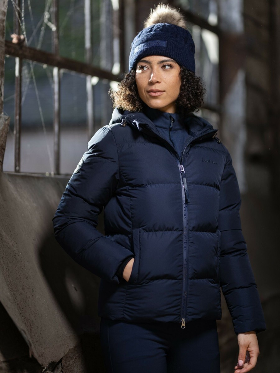 Clothing LeMieux Coats & Jackets | Kenza Puffer Jacket Navy