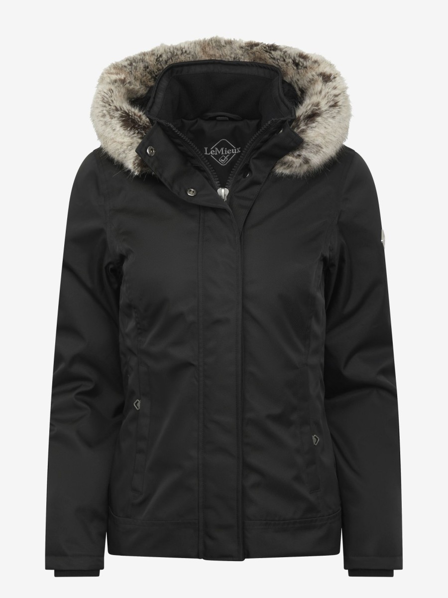 Clothing LeMieux Coats & Jackets | Waterproof Short Coat Black