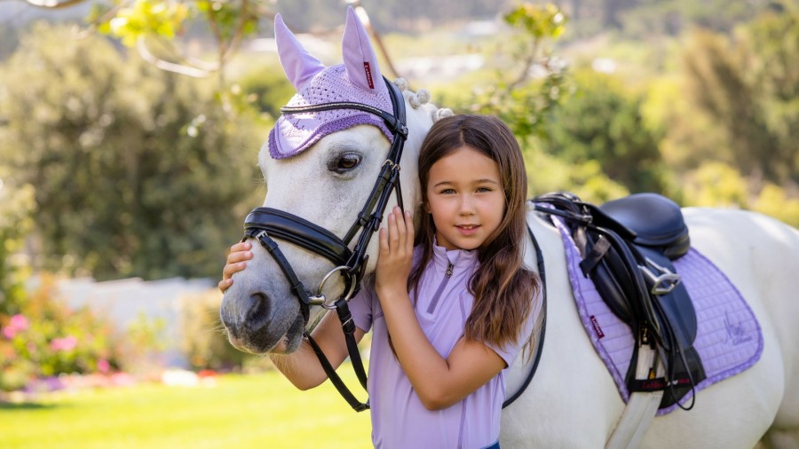 Horse LeMieux Pony Fly Hoods | Mini Fly Hood Wisteria