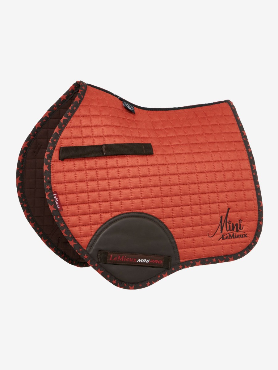 Saddle Pads LeMieux | Mini Suede Jump Square Sienna Mini