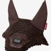 Horse LeMieux Patterned Fly Hoods | Rhone Fly Hood Espresso