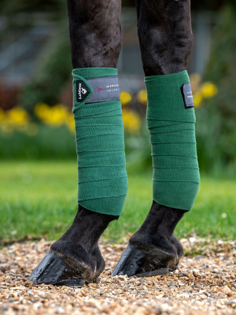 Horse LeMieux Classic Polo Bandages | Classic Polo Bandages Hunter Green