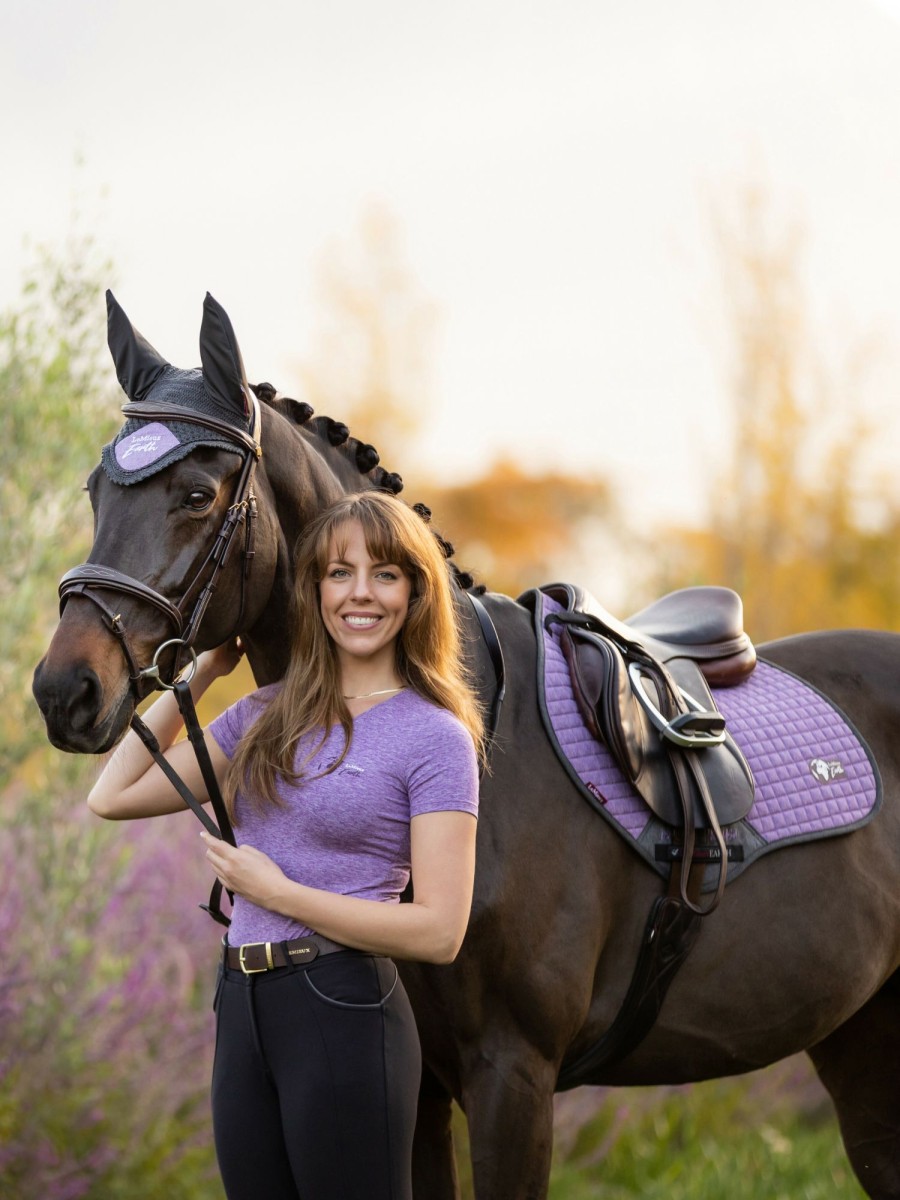 Saddle Pads LeMieux | Earth Close Contact Square Thistle Large